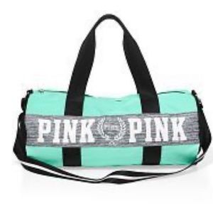 VS PINK duffle bag SEAFOAM MINT GREEN please READ